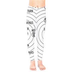 Earth Geocentric Jupiter Mars Kids  Legging