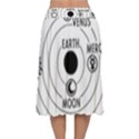 Earth Geocentric Jupiter Mars Velvet Flared Midi Skirt View2