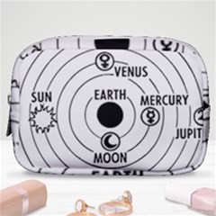 Earth Geocentric Jupiter Mars Make Up Pouch (small) by HermanTelo