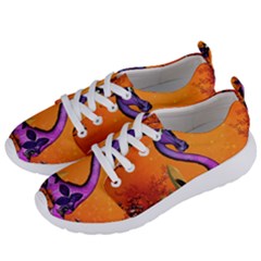 Funny Giraffe In The Night Women s Lightweight Sports Shoes by FantasyWorld7