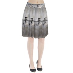 Awesome Whale In The Sky Pleated Skirt by FantasyWorld7