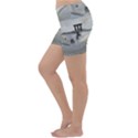 Awesome Whale In The Sky Lightweight Velour Yoga Shorts View2