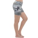 Awesome Whale In The Sky Lightweight Velour Yoga Shorts View3