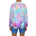 Eggs Happy Easter Rainbow Kids  Long Sleeve Swimwear View2