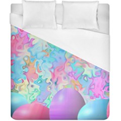 Eggs Happy Easter Rainbow Duvet Cover (california King Size)