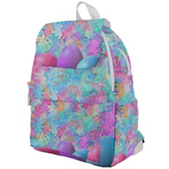 Eggs Happy Easter Rainbow Top Flap Backpack by HermanTelo