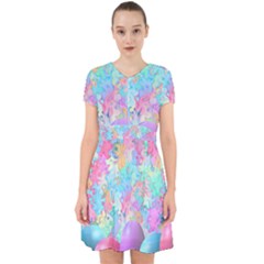 Eggs Happy Easter Rainbow Adorable In Chiffon Dress