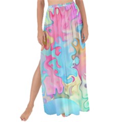 Eggs Happy Easter Rainbow Maxi Chiffon Tie-up Sarong