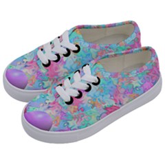 Eggs Happy Easter Rainbow Kids  Classic Low Top Sneakers