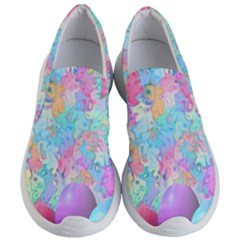 Eggs Happy Easter Rainbow Women s Lightweight Slip Ons