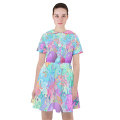 Eggs Happy Easter Rainbow Sailor Dress