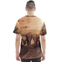 Elephant Dust Road Africa Savannah Men s Sports Mesh Tee View2