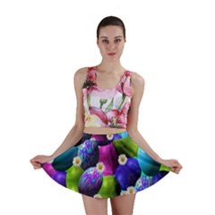 Eggs Happy Easter Mini Skirt