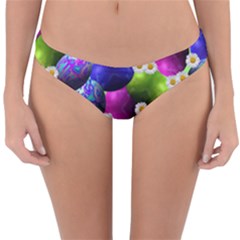 Eggs Happy Easter Reversible Hipster Bikini Bottoms