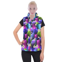 Eggs Happy Easter Women s Button Up Vest