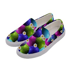 Eggs Happy Easter Women s Canvas Slip Ons