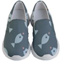 Fish Star Water Pattern Kids  Lightweight Slip Ons View1