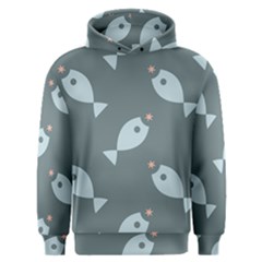 Fish Star Water Pattern Men s Overhead Hoodie