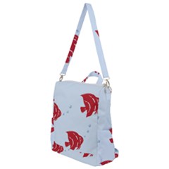 Fish Red Sea Water Swimming Crossbody Backpack