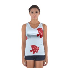 Fish Red Sea Water Swimming Sport Tank Top 