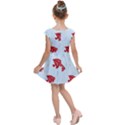 Fish Red Sea Water Swimming Kids  Cap Sleeve Dress View2