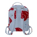 Fish Red Sea Water Swimming Flap Pocket Backpack (Small) View3