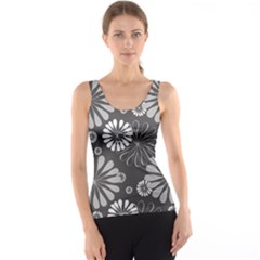 Floral Pattern Tank Top by HermanTelo