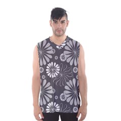 Floral Pattern Men s Sportswear by HermanTelo