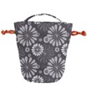 Floral Pattern Drawstring Bucket Bag View2