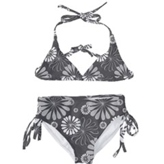 Floral Pattern Kids  Classic Bikini Set by HermanTelo