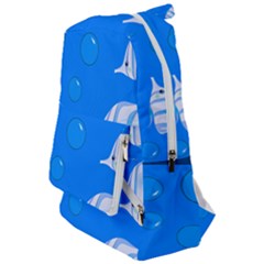 Fish School Bubbles Underwater Sea Travelers  Backpack