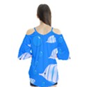 Fish School Bubbles Underwater Sea Flutter Tees View2