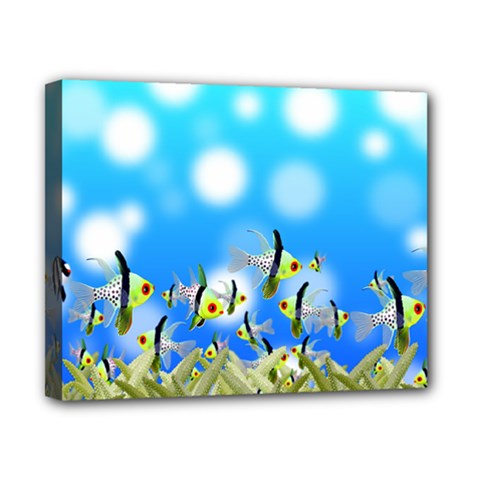 Fish Underwater Sea World Canvas 10  X 8  (stretched) by HermanTelo