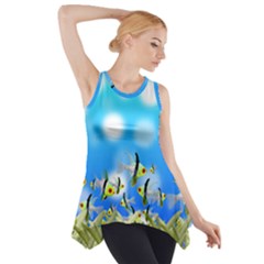 Fish Underwater Sea World Side Drop Tank Tunic by HermanTelo