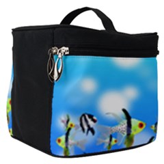 Fish Underwater Sea World Make Up Travel Bag (small)