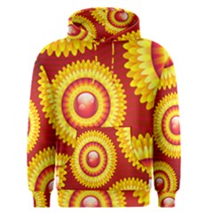 Floral Abstract Background Texture Men s Pullover Hoodie