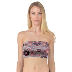 Floral Flower Stylised Bandeau Top