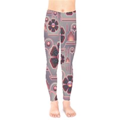 Floral Flower Stylised Kids  Legging