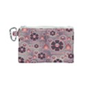 Floral Flower Stylised Canvas Cosmetic Bag (Small) View1