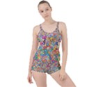 Floral Flowers Abstract Art Boyleg Tankini Set  View1