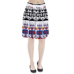 Folk Art Fabric Pleated Skirt by HermanTelo