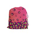 Funny Texture Drawstring Pouch (Large) View1