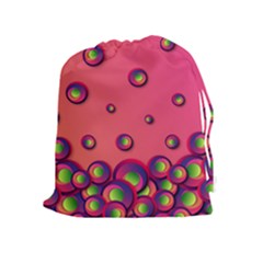 Funny Texture Drawstring Pouch (xl)