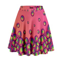 Funny Texture High Waist Skirt