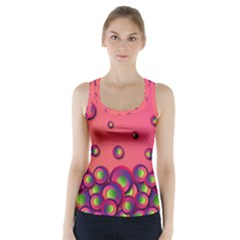 Funny Texture Racer Back Sports Top