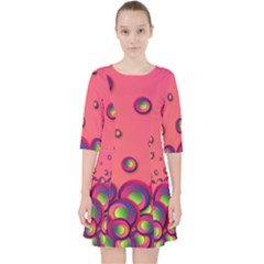 Funny Texture Pocket Dress