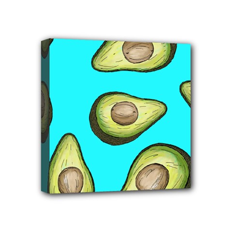 Fruite Avocado Mini Canvas 4  X 4  (stretched)