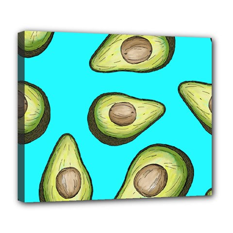 Fruite Avocado Deluxe Canvas 24  X 20  (stretched)