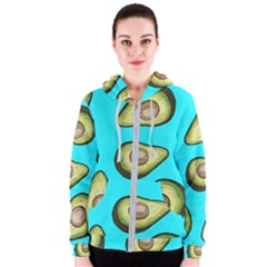 Fruite Avocado Women s Zipper Hoodie by HermanTelo