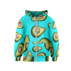 Fruite Avocado Kids  Zipper Hoodie